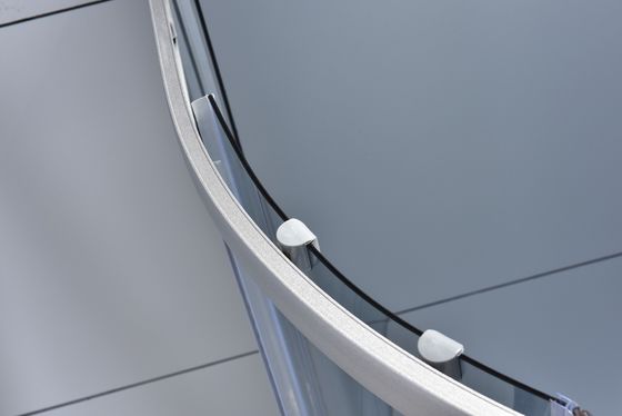 recinzione di vetro 900×900×1950mm della doccia d'angolo di 4mm